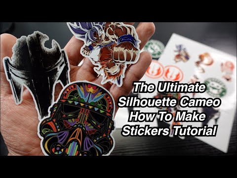 How To Make Stickers With Your Silhouette Cameo | The Ultimate Print and Cut Sticker Tutorial