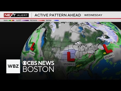 Parade of storms bringing long-duration snow and ice event to Massachusetts for holiday weekend