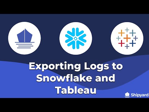 How to Export Your Logs to Snowflake and Tableau