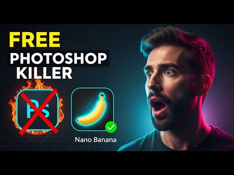 Nano Banana AI as the BEST FREE Photoshop alternative (3 Free Ways to Try It!)