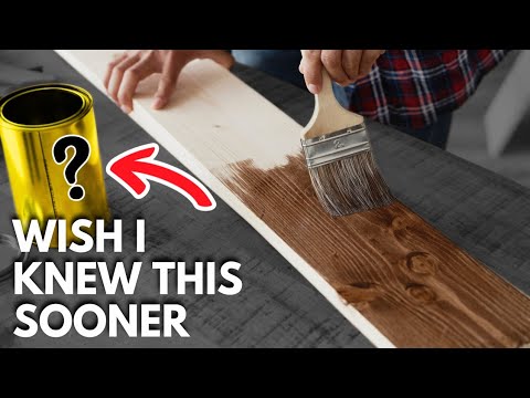Stain Like the PROS (do this before you apply stain)