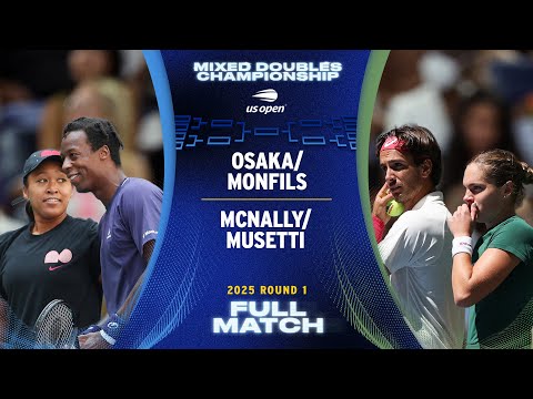 Osaka/Monfils vs. McNally/Musetti Full Match | 2025 US Open Round 1