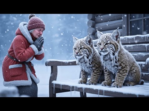 On Christmas Night, She Took in Two Freezing Bobcats —The Next Morning, Police Surrounded Her House!