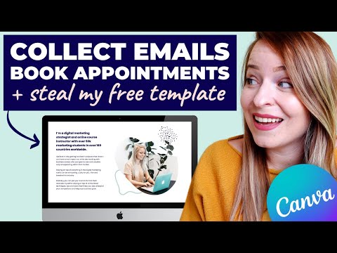 Canva Website Design With Video, Calendly & Typeform ✉️