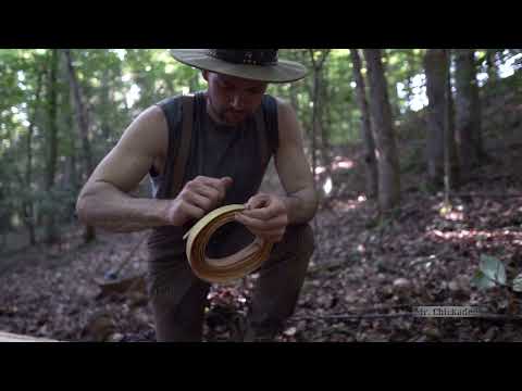 Making a post and rung chair from green wood with hand tools