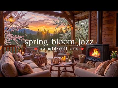 🌸 Spring Bloom Jazz (NO MID-ROLL ADS) – Warm Piano Ambience for Relaxation & Focus