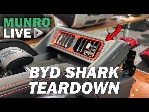 The BYD Teardown Begins! Shark Center Console, Seats, &amp; Front Fascia