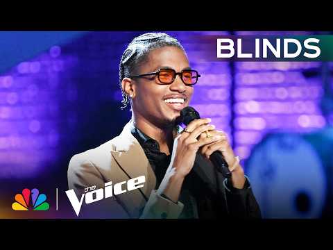 Small-Town Dad EARNS Three-Chair Turn with GIVĒON's “For Tonight” | The Voice Blind Auditions | NBC