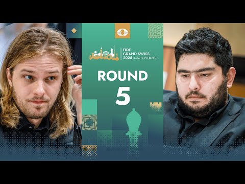 🇭🇺 Richard Rapport vs Parham Maghsoodloo 🇮🇷| FIDE Grand Swiss 2025 | Round 5 | Board 1