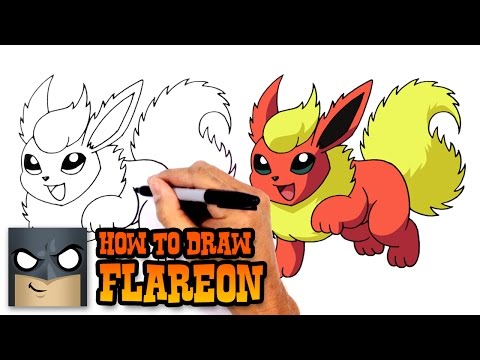 How to Draw Flareon | Pokemon