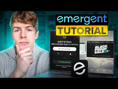 Emergent AI Tutorial (2025) – The Best AI App Builder I’ve Ever Used!