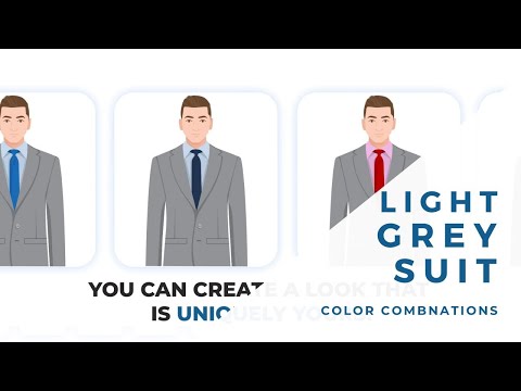 Master the Light Grey Suit in Under 3 Minutes: Color Combinations with Shirts and Ties