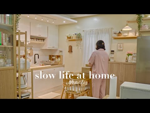 Slow & cozy days at Home 🏠🪴| Home items haul from Temu, Gardening 👩🏻‍🌾 & Home cafe w/ Cafelffe ✨