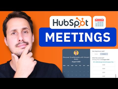 How To Use HubSpot Meeting Scheduler - Tutorial for Beginners (2025)