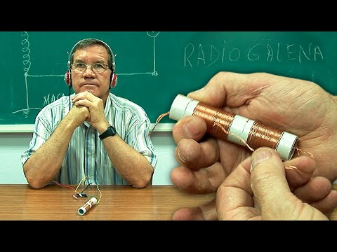 RADIO casera SIN ELECTRICIDAD. Fabricación a mano de la RADIO GALENA y su curioso funcionamiento