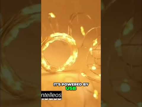 Magical Photo Clip String Lights: Warm, Enchanting Decor #shorts