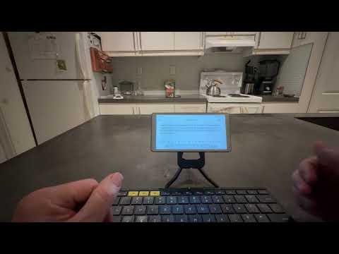 Using the Viwoods AI Paper Reader and Bluetooth Keyboard - The Perfect Screen for Your Writer Deck!