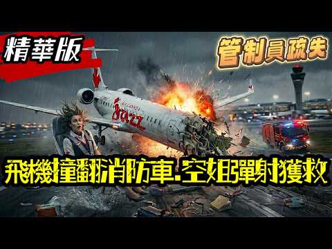 精華版｜我搞砸了！管制員搞砸.加航客機紐約跑道撞翻消防車