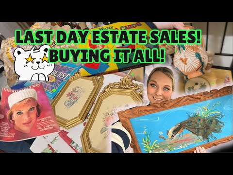 Estate Sales LAST DAYS! Fill A BAG | 50% OFF! We Are Buying It All! Vintage Time Capsules! +HAUL!