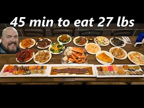 Insane Eating Challenge with TONS of Delicious Food