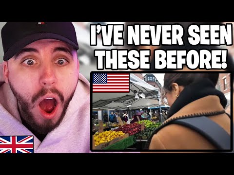 Brit Reacts to North Korean Sisters First Time at an American Farmers Market!