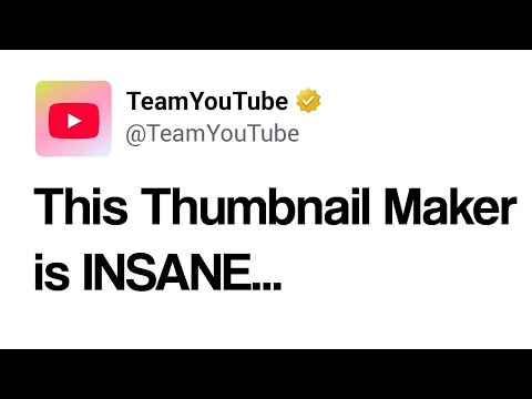 NEW AI Thumbnail Maker just Changed YouTube Forever