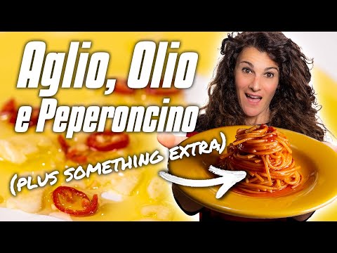The Simplest Pasta Recipe: AGLIO OLIO E PEPERONCINO (...but with some twists)