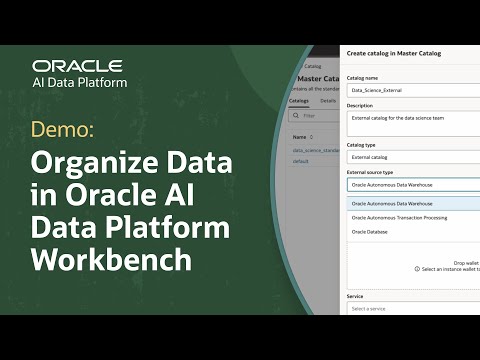How to Organize Data with Catalogs and Schemas in Oracle AI Data Platform Workbench
