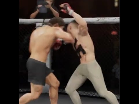 HITLER GETS KNOCKED OUT UFC 4 #shorts #ufc4