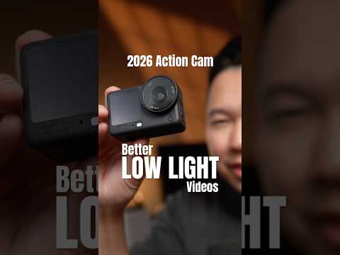 Action Cam at Night got better! #dji #djiosmoaction6