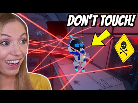 I BEAT Astro Bot LASER CHALLENGE! | Astro Bot Rescue Mission