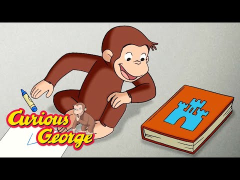 Curious George π΅ Drawing a Castle π΅ Kids Cartoon π΅ Kids Movies π΅ Videos for Kids