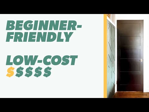 Budget Makeovers - Transform Your Ugly Hollow Core Doors into Stylish Statement Pieces!