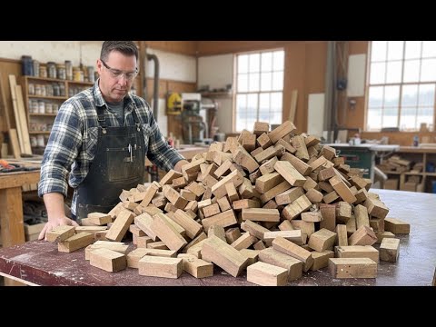 The "Golden" Formula: How to Make the Most Of Every Wood Scrap In The Workshop To Make Furniture