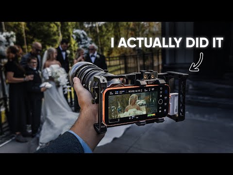 filming a REAL wedding on iPhone 17 Pro Max