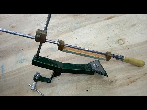 DIY knife sharpener.