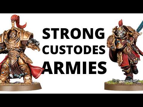 Adeptus Custodes just Won a Grand Tournament - Four Strong Army Lists