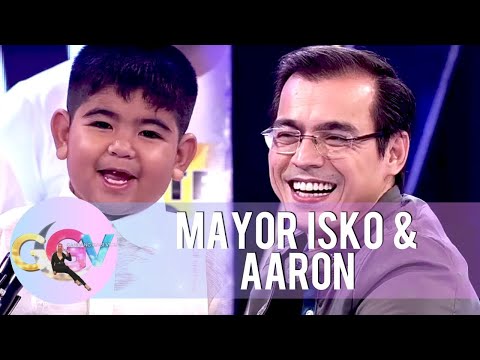 Mayor Isko meets six-year-old aspiring mayor, Aaron Sunga | GGV