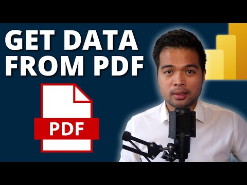EXTRACT DATA from PDF files into POWER BI or EXCEL using POWER QUERY // Beginners Guide to Power BI