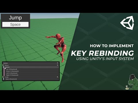 How To Implement Key Rebinding |  Unity Input System Tutorial