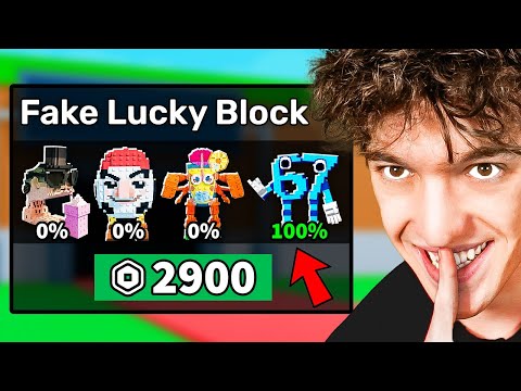 I Secretly Cheated in an ADMIN Lucky Block Race!