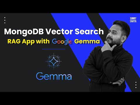 End to End RAG App with Hugging face Google Gemma & MongoDB Vector Search #rag #ai #llm #genai