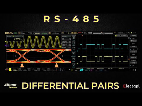Comunicación RS485 | Par Diferencial y Diagrama de Ojo con Osciloscopio | Sponsor ALLPCB
