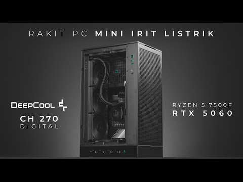 Build a Mini PC & Save Energy with Deepcool CH270 Digital | Ryzen 5 7500F, RTX 5060
