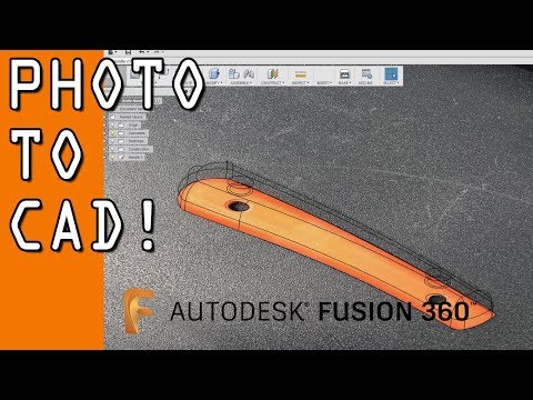 How to Create a CAD Model from a Photo in Fusion 360! FF96