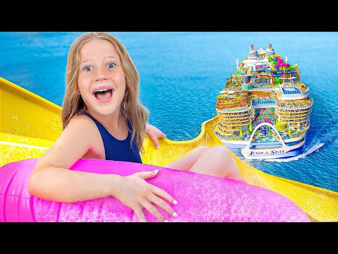 Nastya and Eva on the Royal Caribbean cruise