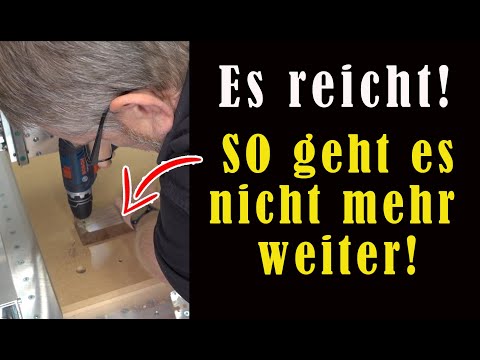 CNC-Opferplatte mit Exzenterspanner