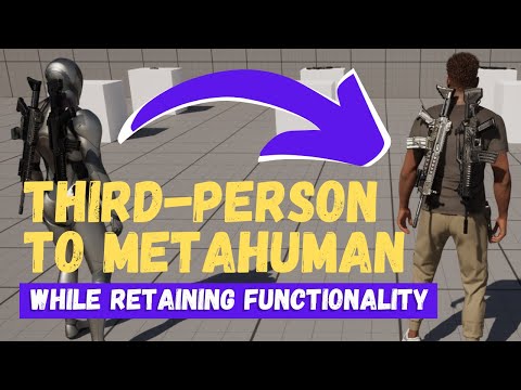 How Replace Manny With A Metahuman - Unreal Engine 5 Tutorial