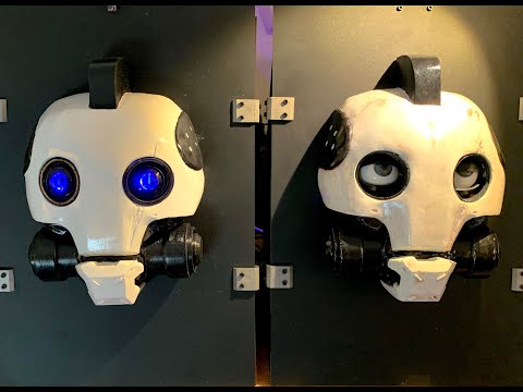 Face Tracking Animatronic Eye Mechanism