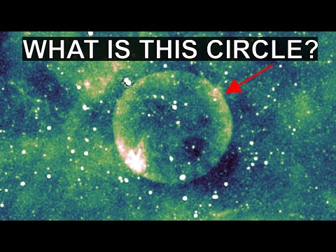 Perfect Circle in the Middle of Nowhere In the Night Sky